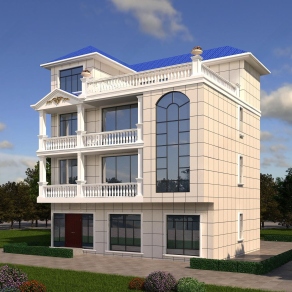 简欧别墅3D模型下载